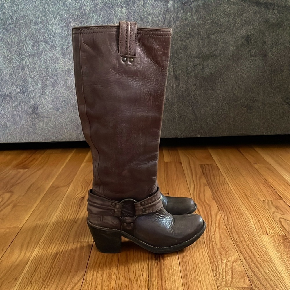Frye Carmen Harness Tall Boot in Size 6